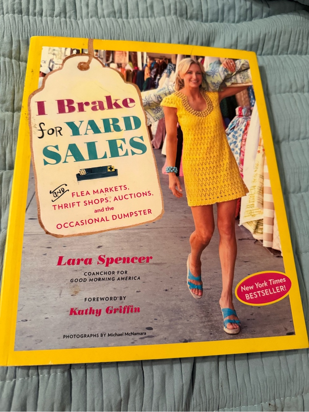 Lara Spencer book.  I brake for yard sales.